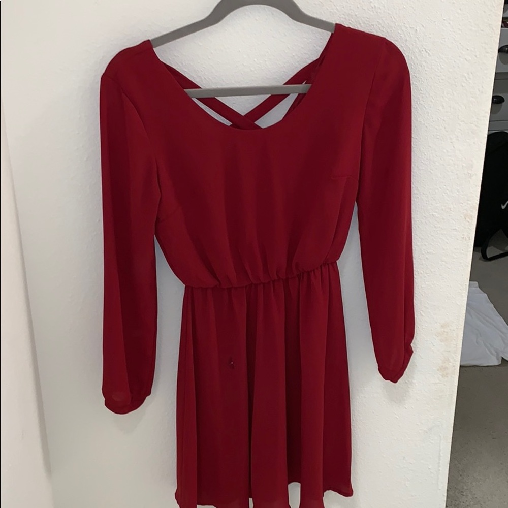 Francesca’s Red Mini Dress